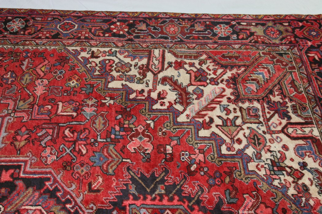 Small Rug - Small Persian Heriz 3x5 Woll Rug Chicago Rug Store